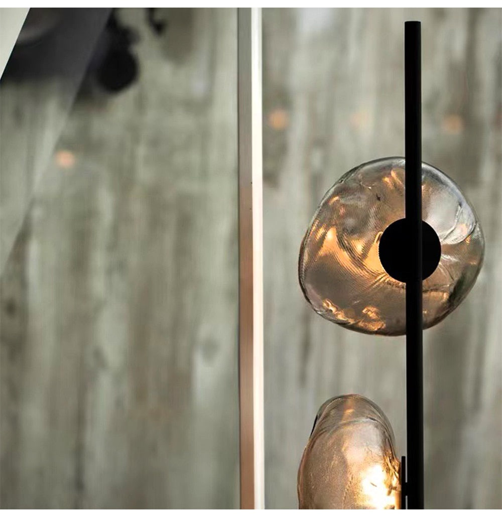 MAK Table/Floor/Stand Cloud Artistic Floor Lamps Glass LED Lighting Gray Nightlight