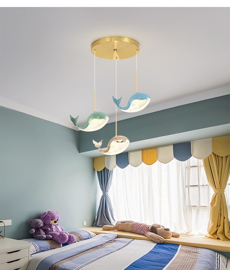 BAN Whale Modern LED Pendant Light