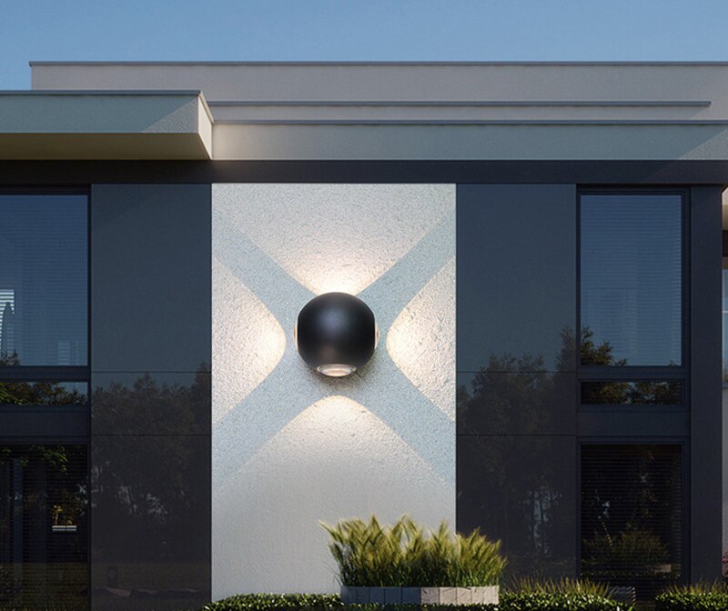 Won Outdoor Waterproof Crossing Sconces