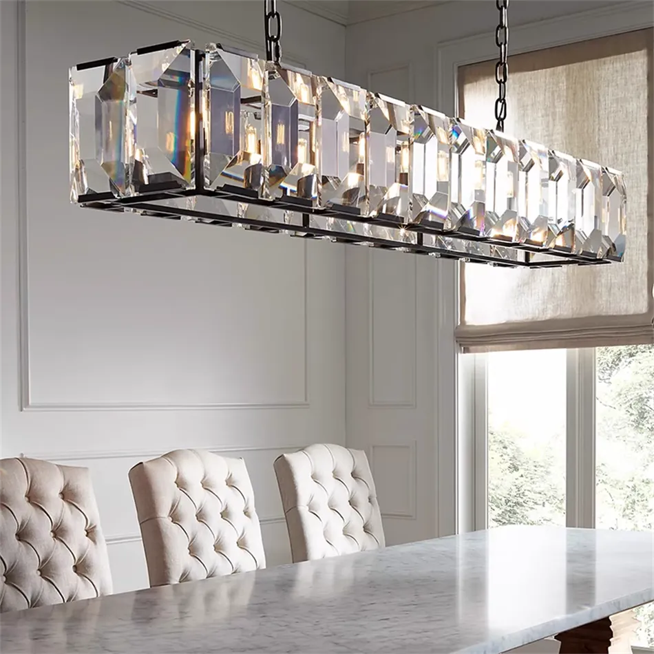 Navi Elegant Dimmable Crystal Chandelier