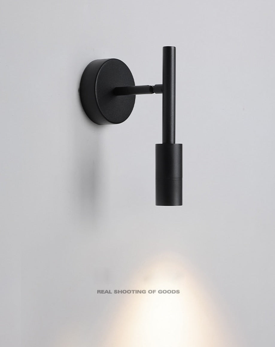 IIS Black/White Wall Mounted Reading Light Adjustable Wall Sconces