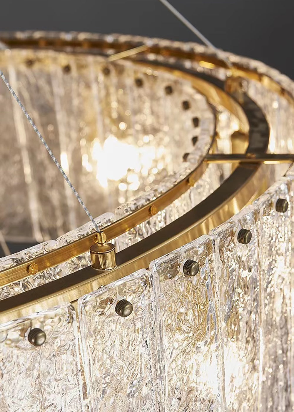 Privet Creative Glass Pendant Lamp