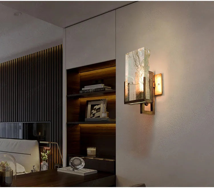 Vintage Bedroom Bedside Wall Lamp Luxury