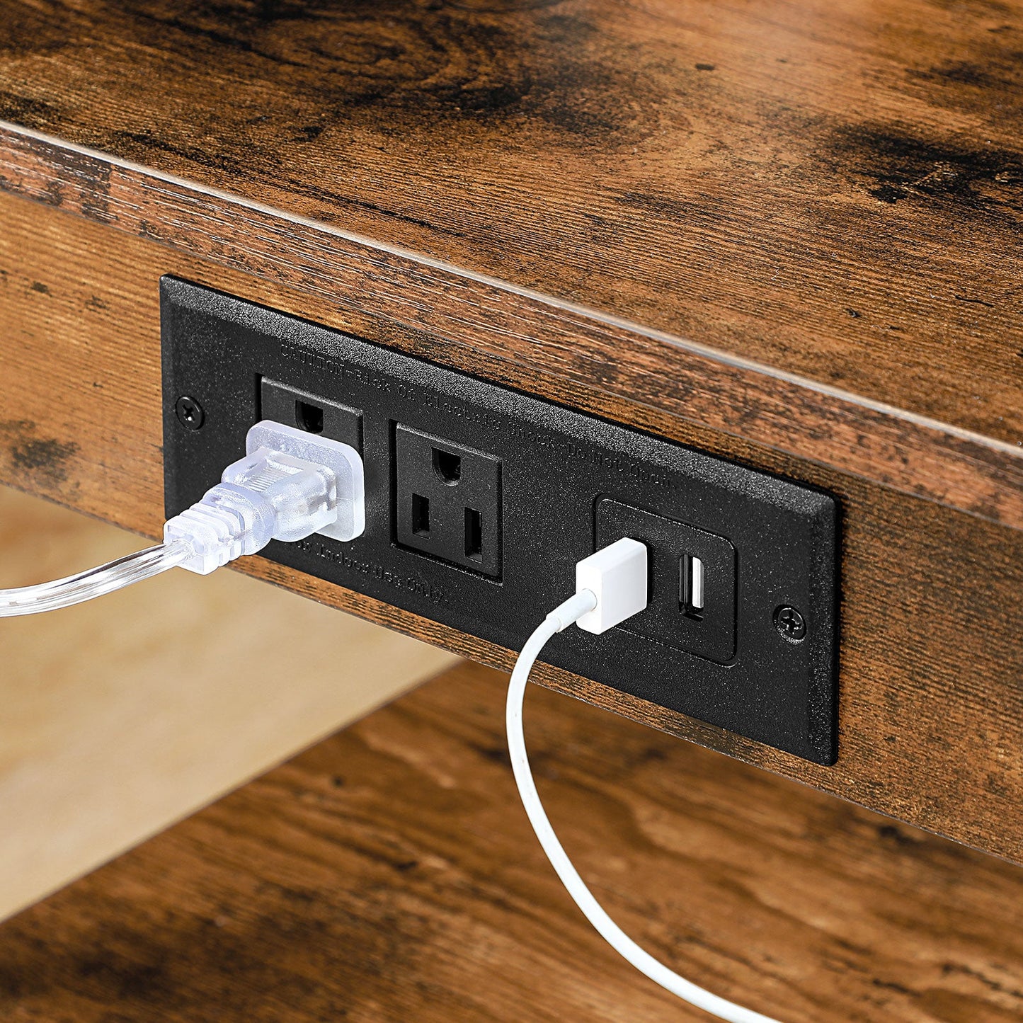 Kristian - Nightstand with Charging Station Small Nightstand