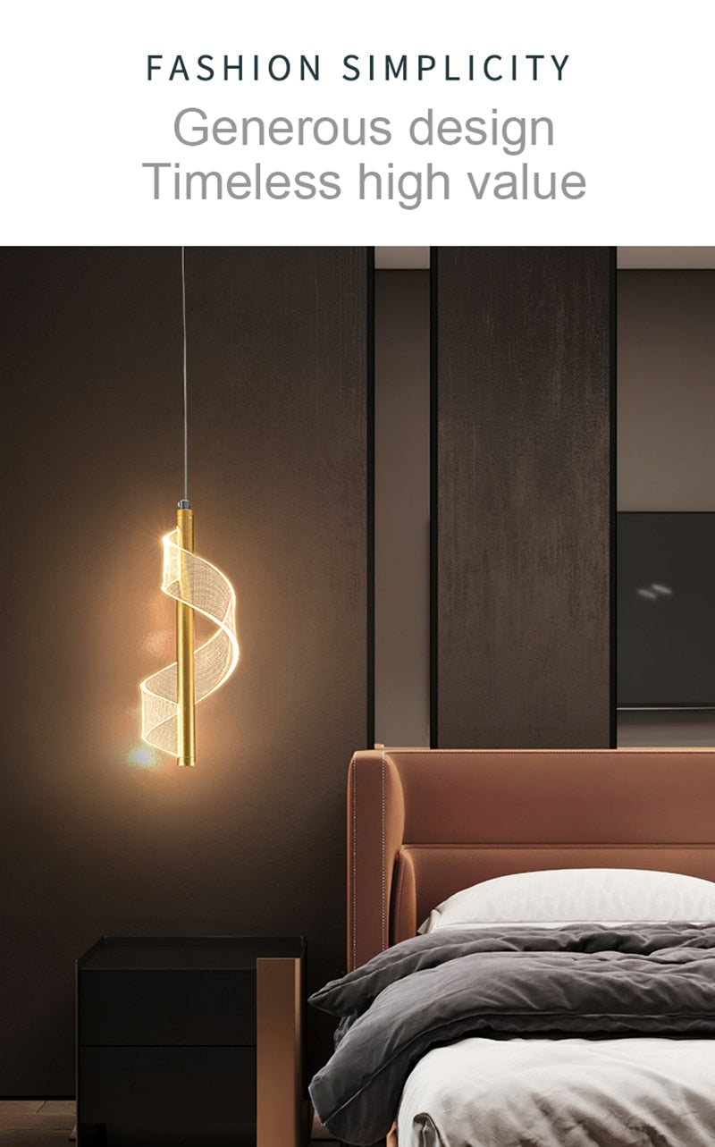LYF Wall/Pendant The Spiral Lustre LED Light
