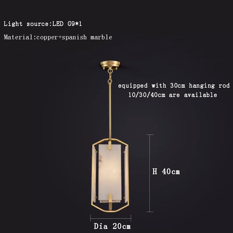Privet Pendant Light Luxury Fixture