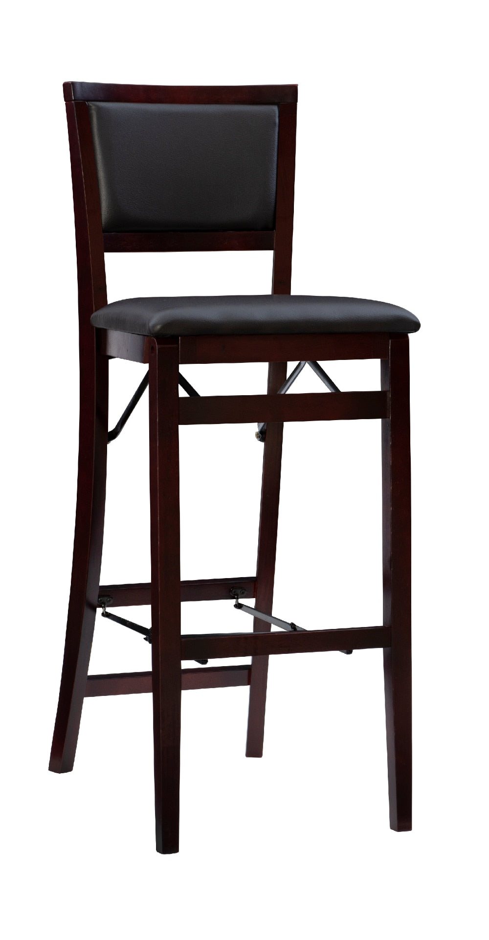 Evert - Bar Stool Foldable High Chair Leather Chair