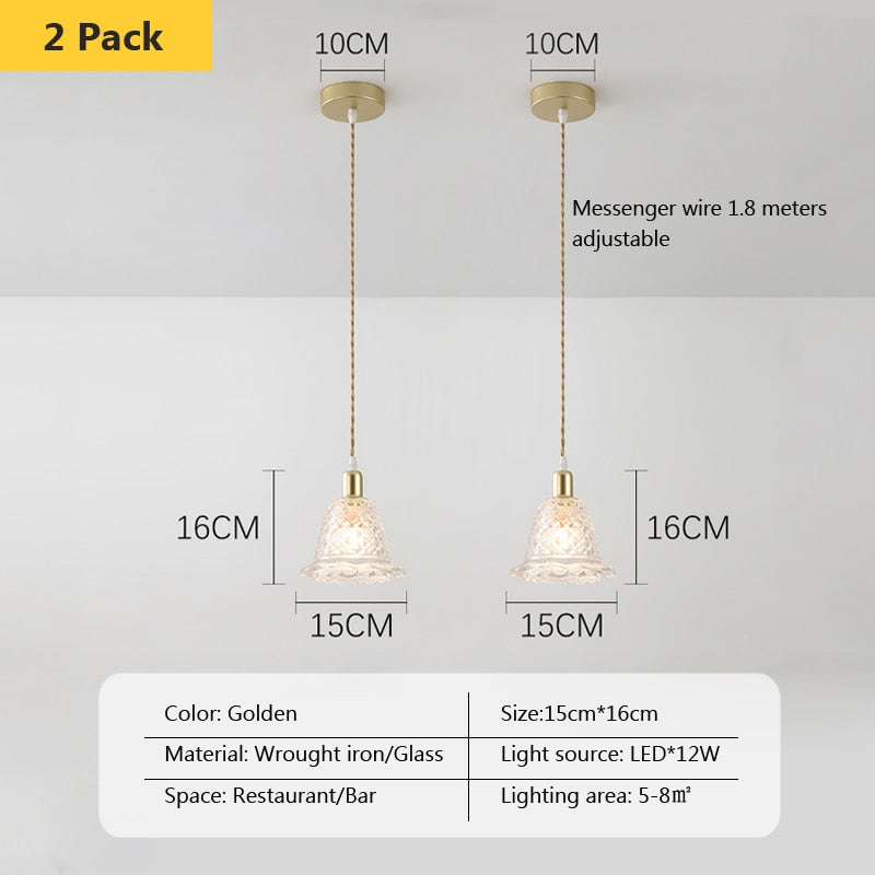 Wad Nordic Glass Pendant Light