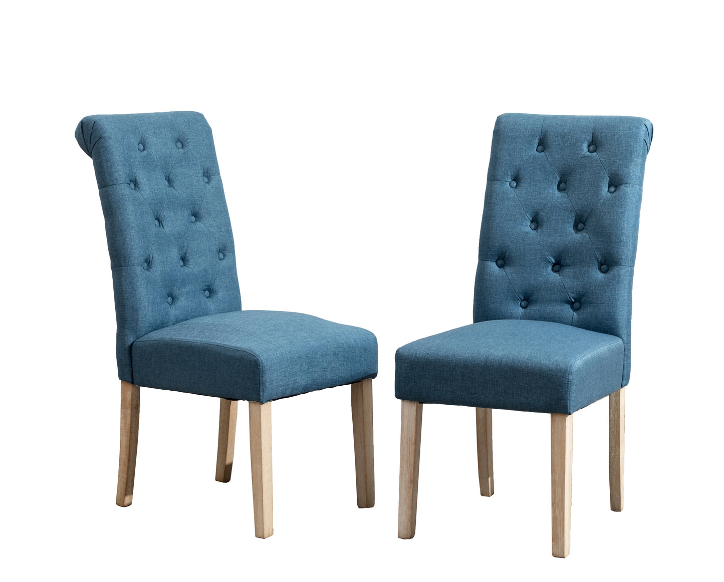 Soren - Nordic Mid-Century Dining Chair Set of 2 Tan Accent Chairs for Living Room