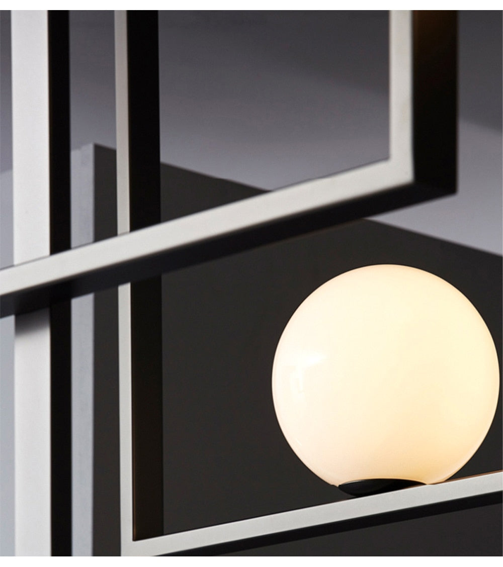 Mak Rectangle Modern Artistic Ceiling Light