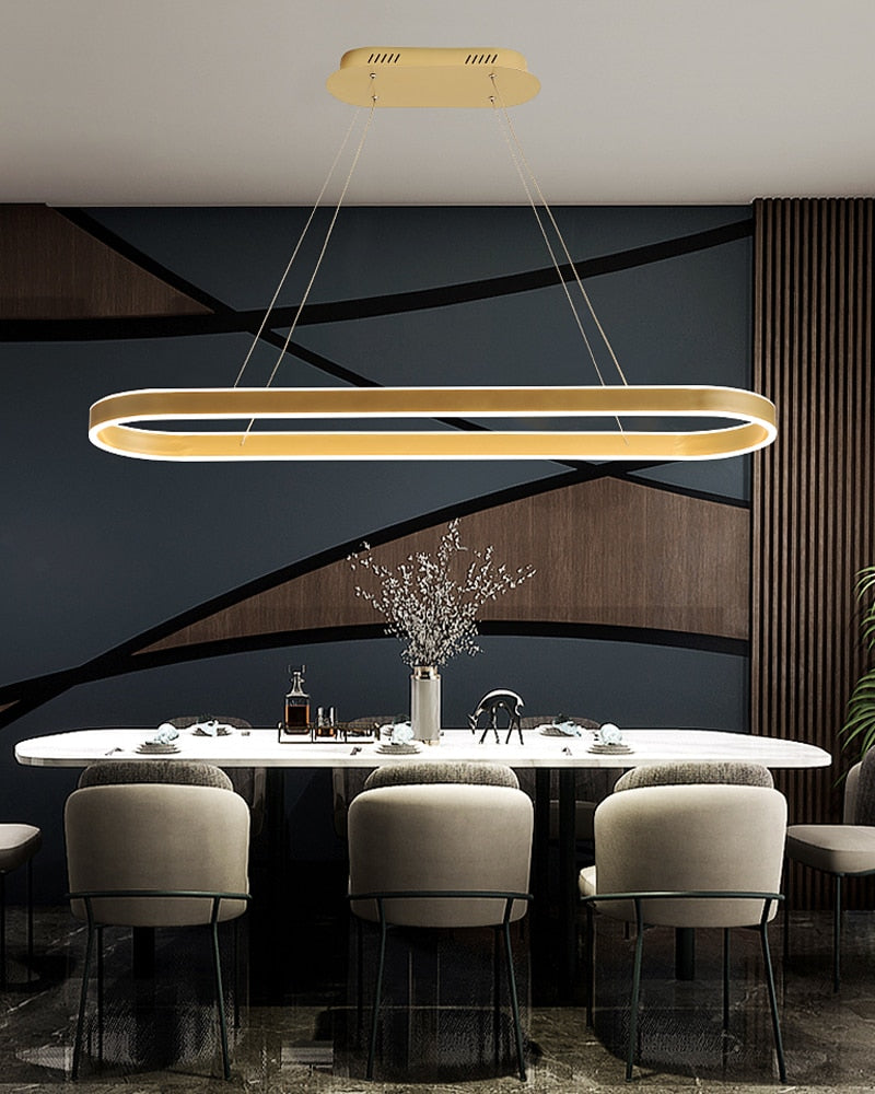 Ylk Oval Design Modern Chandelier