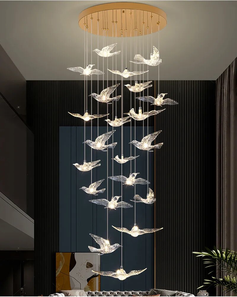 Ylk Bird Design Chandelier Light