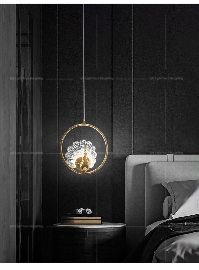Lyf Peacock Lustre Pendant Light