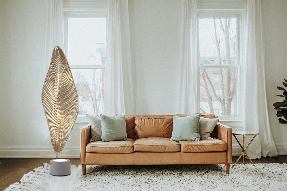 OLGA Leaf Shape Artistical Floor Lamps Modern Creative Design Home Decoration