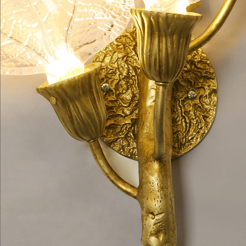 Ylk Kiya Leaf Acrylic Wall Lamp