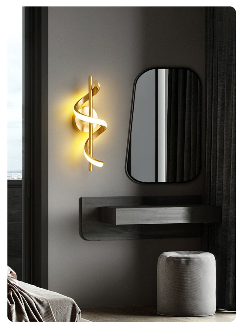 LYF Wall/Pendant The Spiral Lustre LED Light