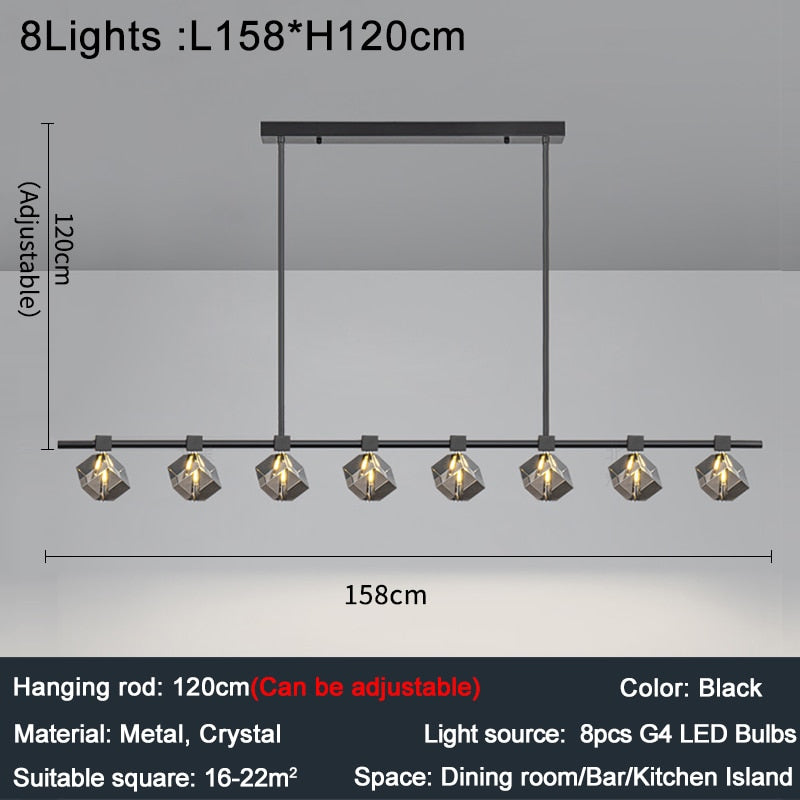 Ylk Waverly Modern Crystal Pendant