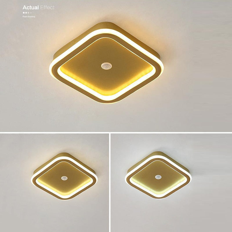 Human PIR Motion Sensor LED Ceiling Lamp