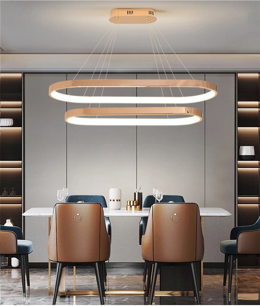 Ylk Rose Gold Pendant Light Fixture