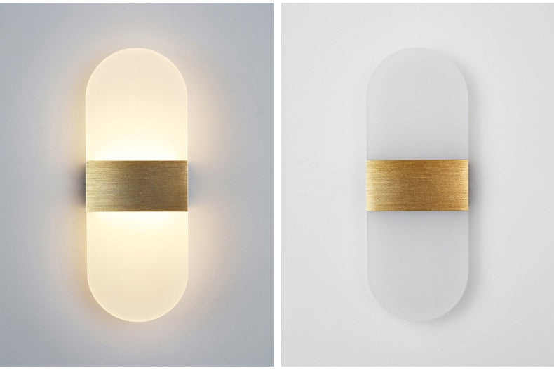 WIN LED Touch Sensor Switch Acrylic Wall Lamp