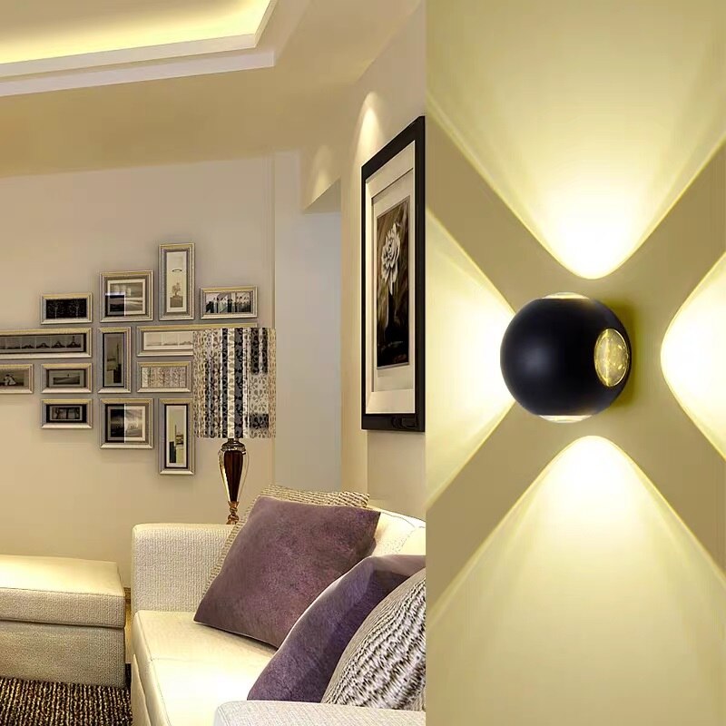 Won Outdoor Waterproof Crossing Sconces