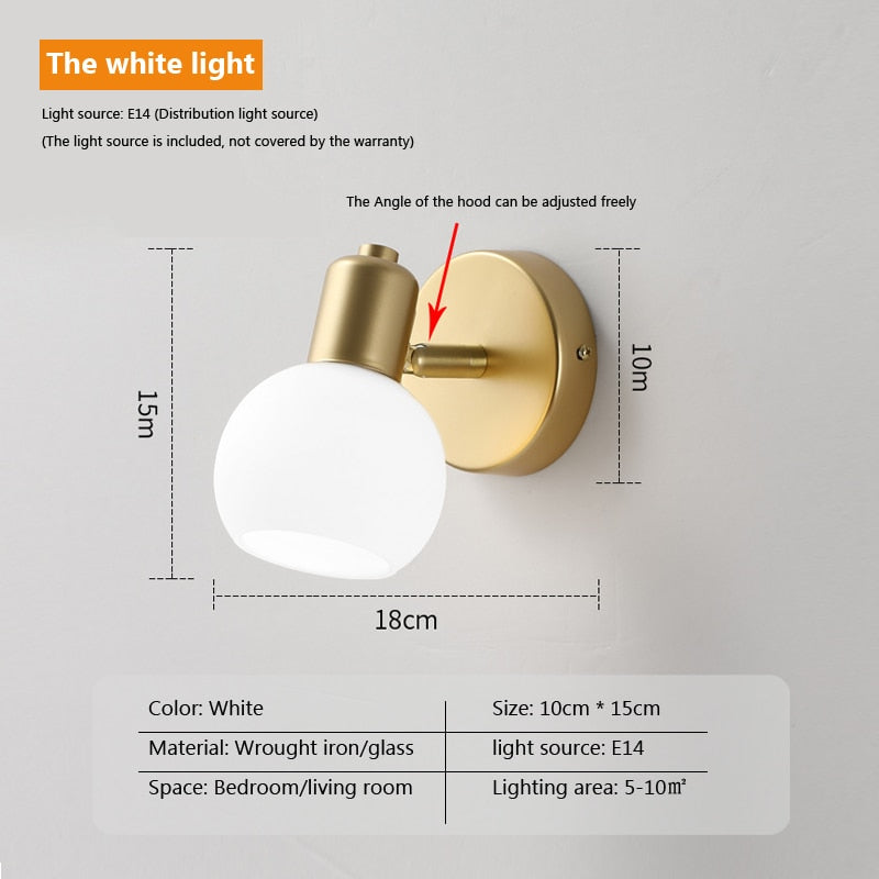 Wad Copper Industrial Wall Lamp