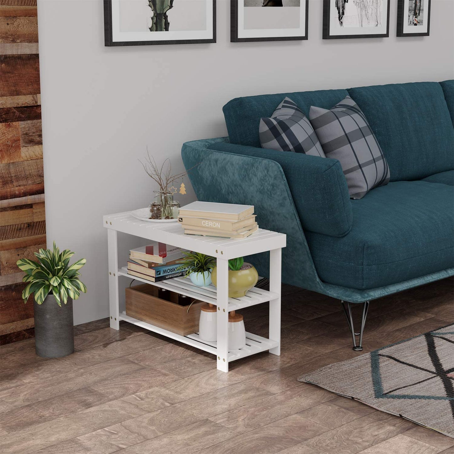 Olov Stylish Entryway Shoe Rack