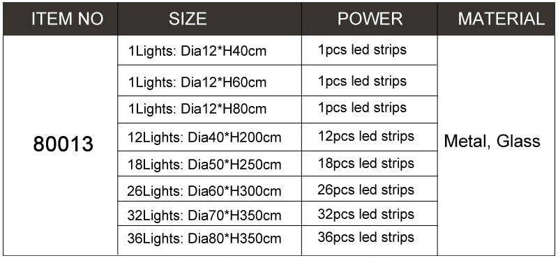 Ylk Aire Modern LED Chandelier