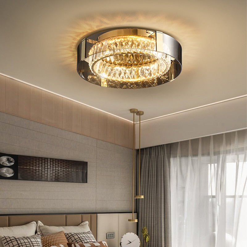 Mak Plafonnier Crystal Pendant Light