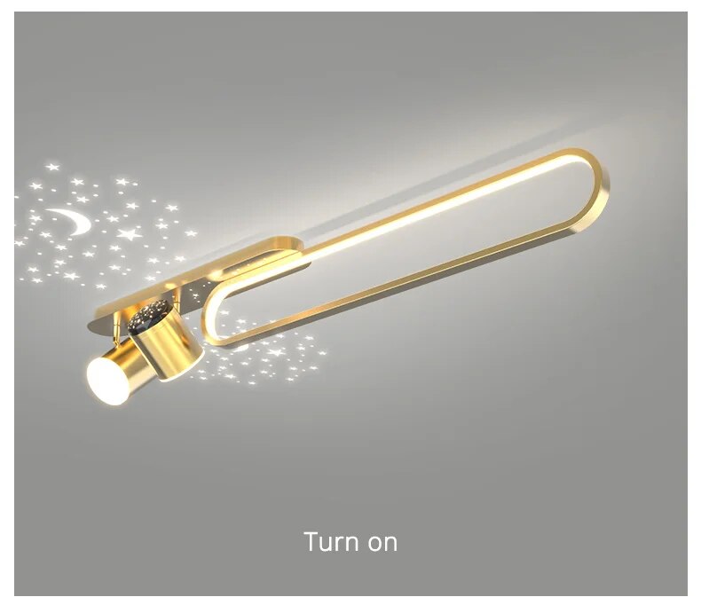 MAV Star Projection Modern Aisle Ceiling Lights with Spotlights