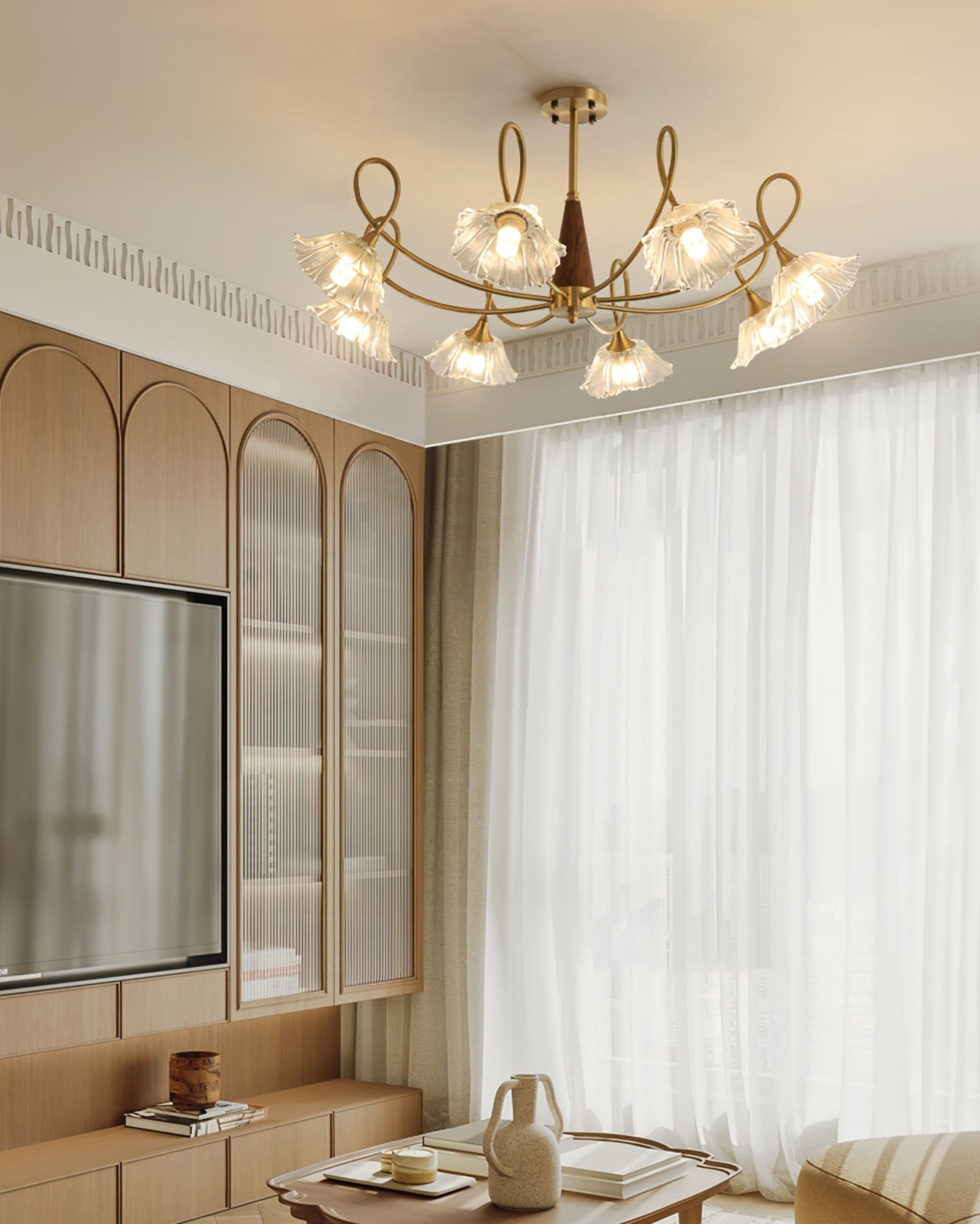 Ercole Glass Chandelier