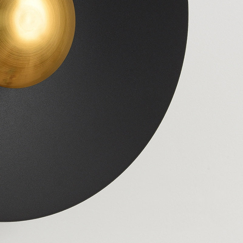 WIN Light luxury living room background round color wall lamp