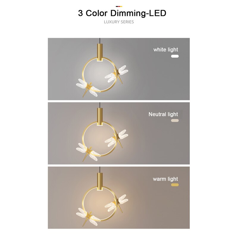 Lyf Dragonfly Pendant Light