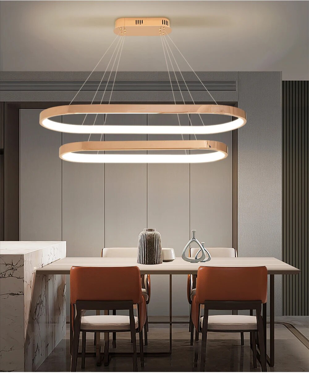 Ylk Rose Gold Pendant Light Fixture