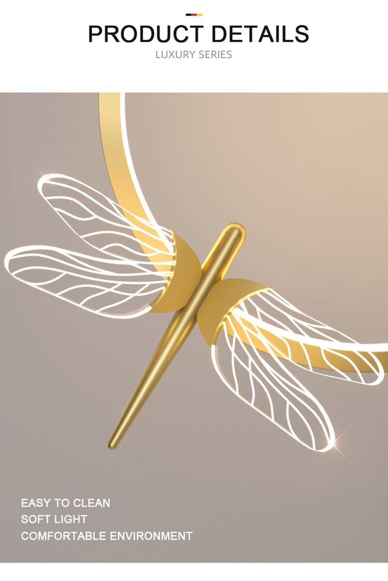Lyf Dragonfly Pendant Light