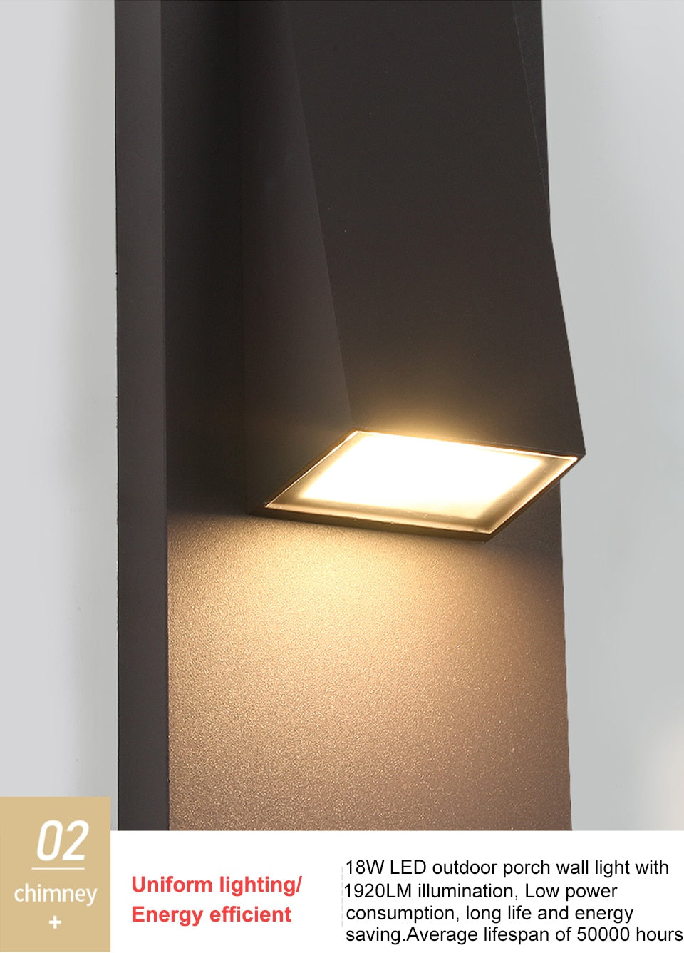 IIS Waterproof Outdoor LED Wall Lighting Retro Vintage