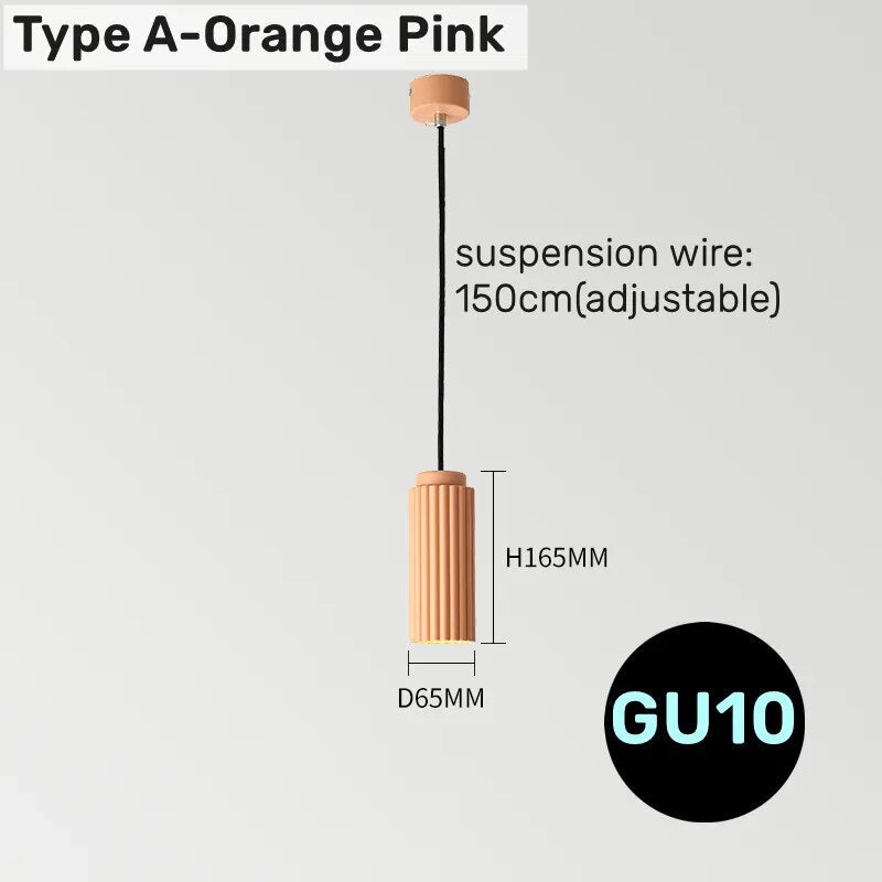 Minimalism Modern LED Pendant Lights Nordic GU10 Art