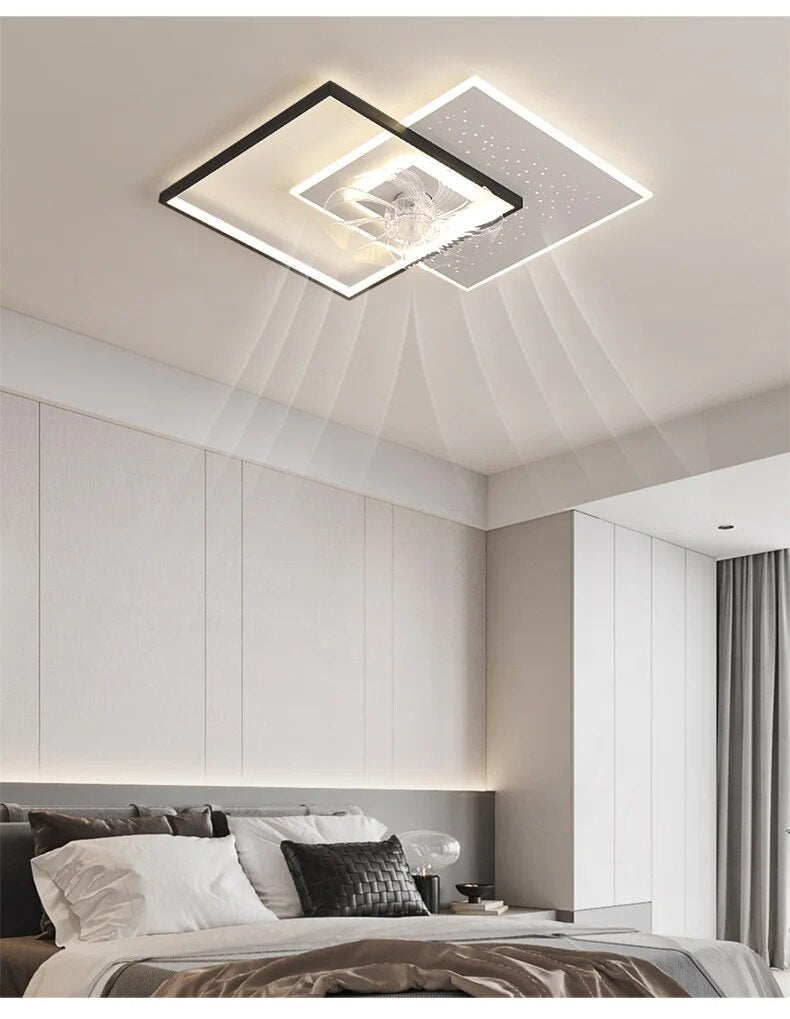 Qiyi Moratie Modern Ceiling Fan Lights