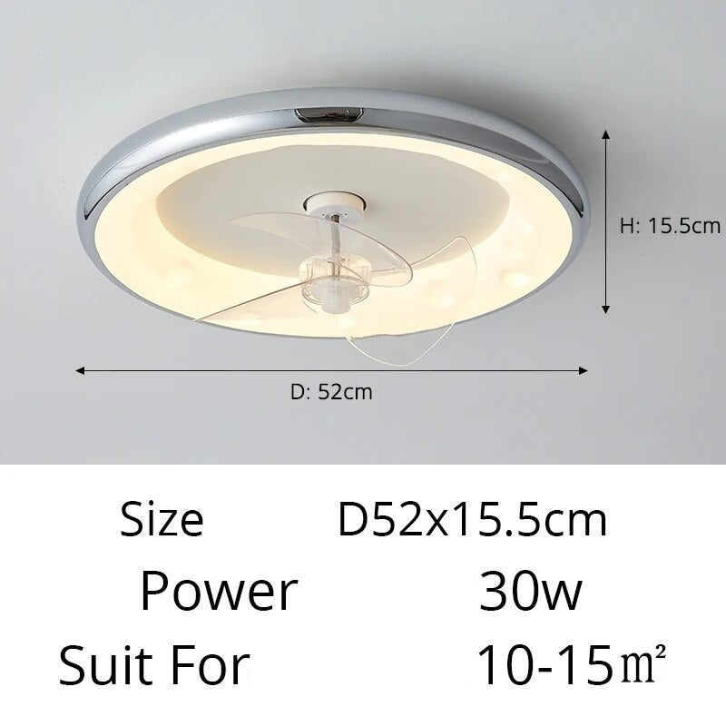 Qiyi Karamin Modern LED Ceiling Fan Controller