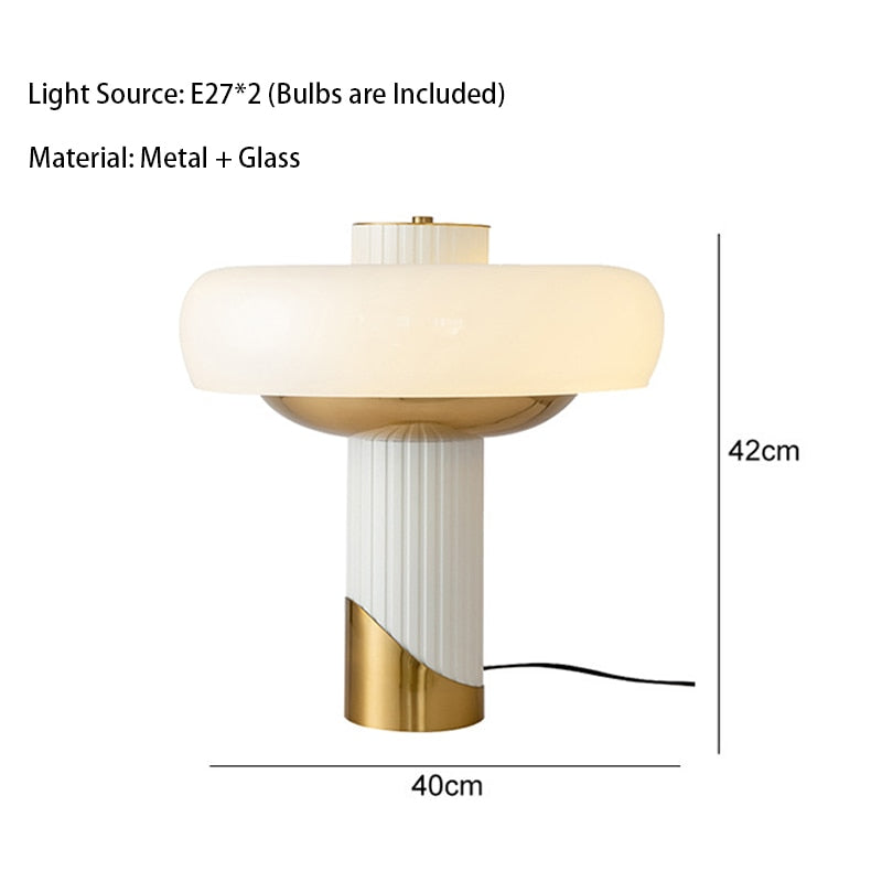 Mak 7-Style Glass Mushroom Lamp