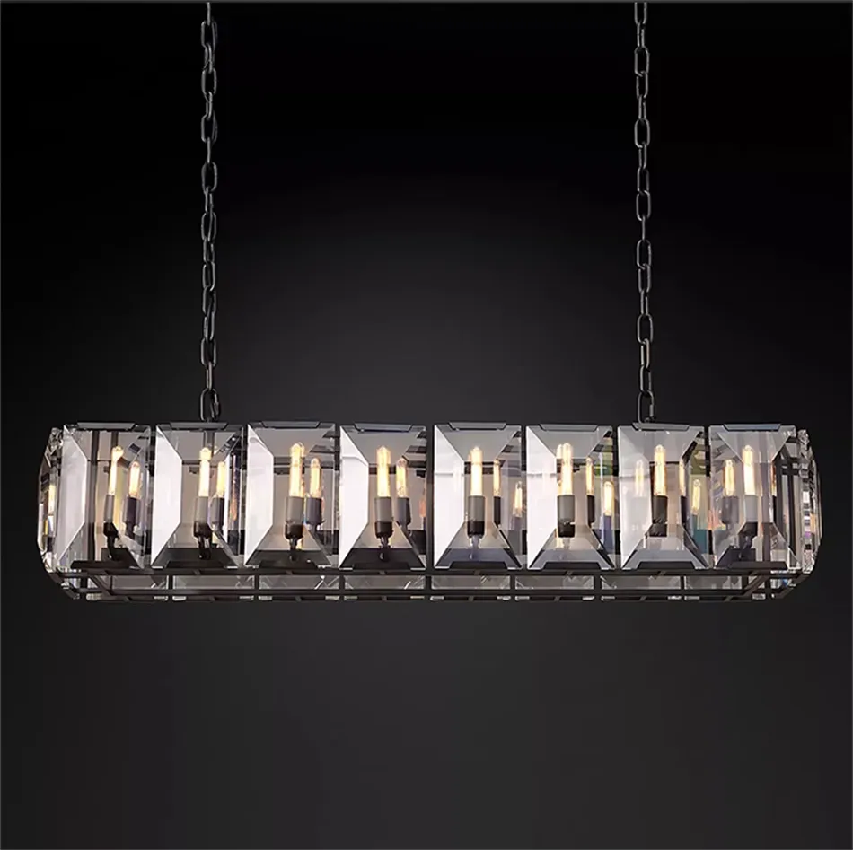 Navi Elegant Dimmable Crystal Chandelier