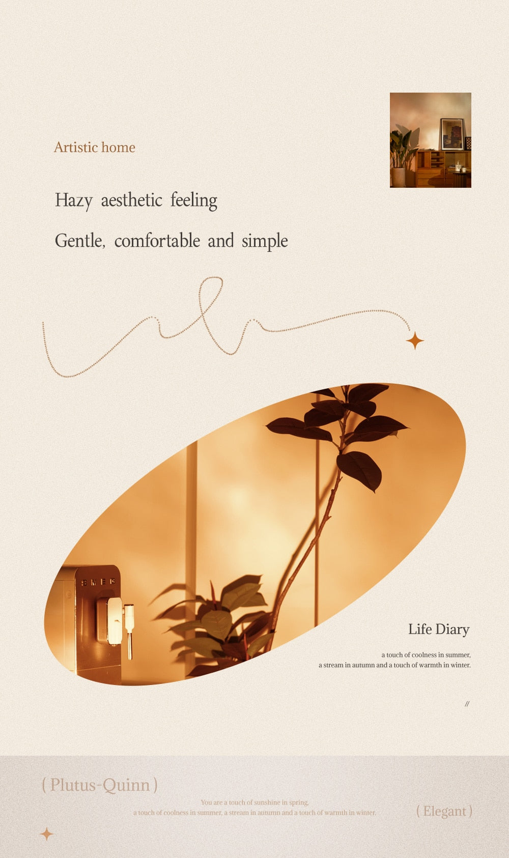 Pq Rotating Water Ripple Night Light