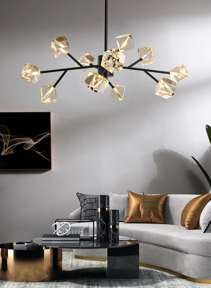 Ylk Thea Crystal Pendant Light