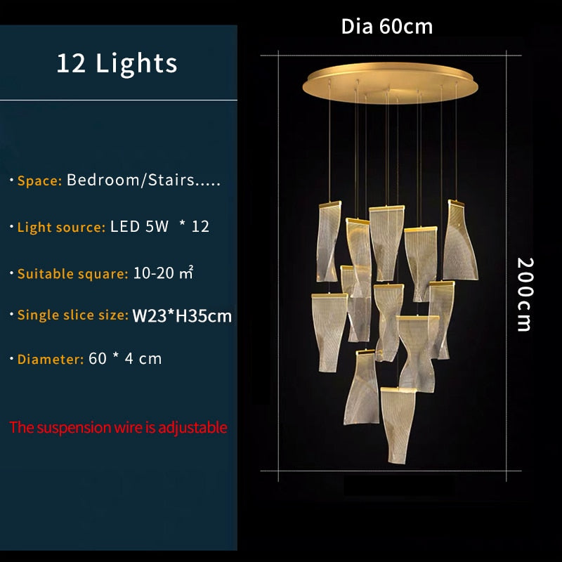 Ylk Hermano Modern LED Chandelier