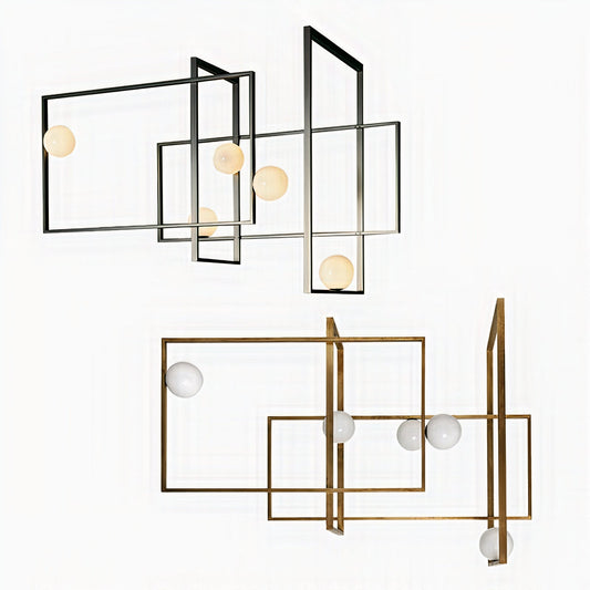 Mak Rectangle Modern Artistic Ceiling Light