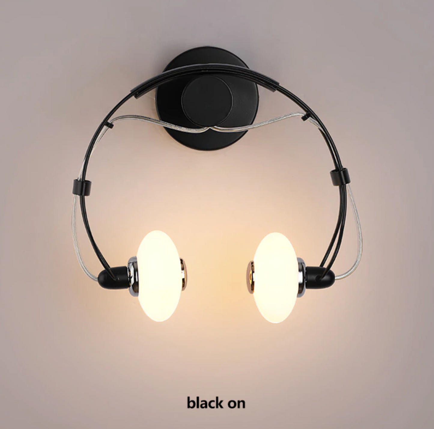 Won Creative Earphone Shape Wall Lamp