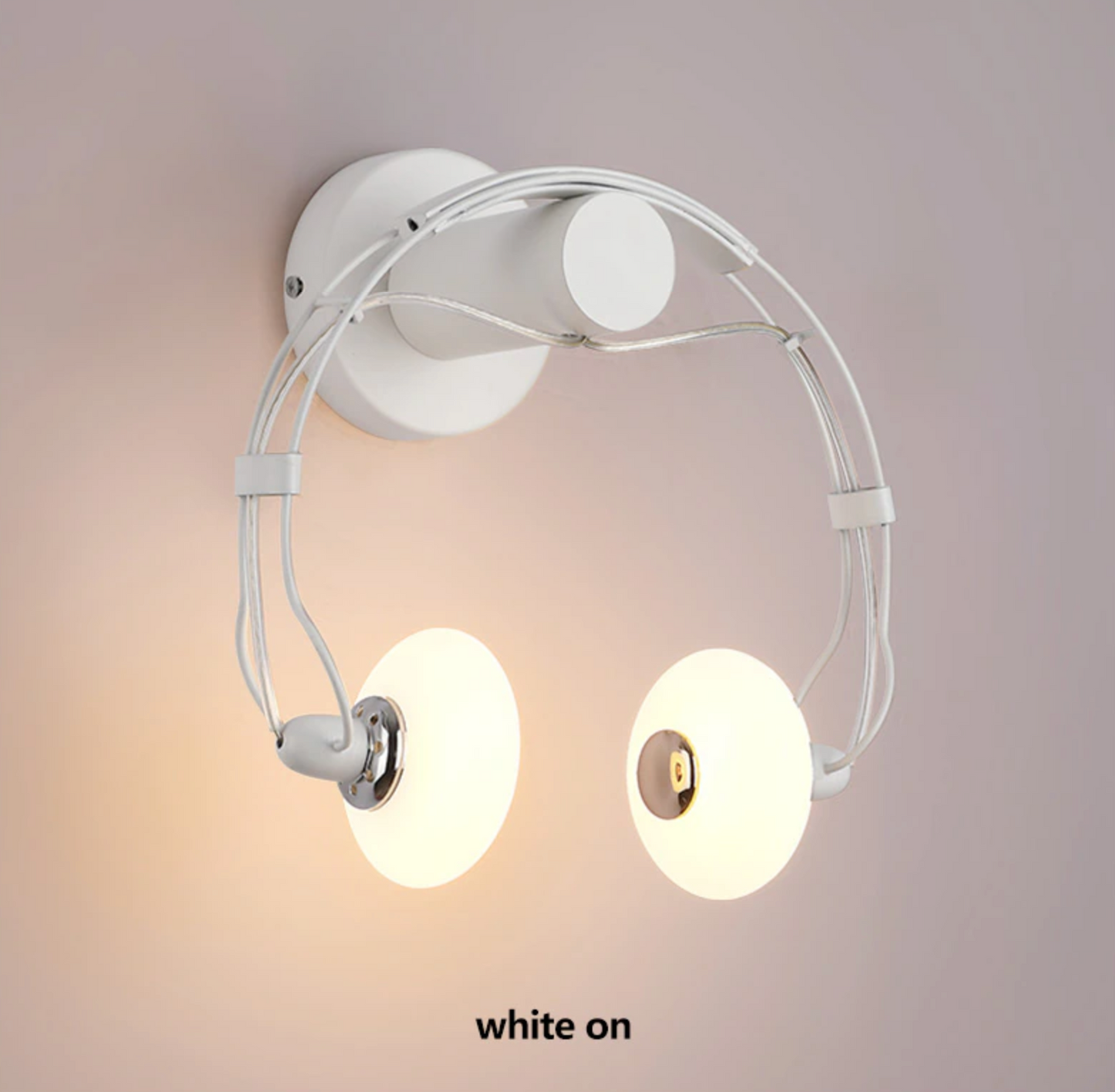 Won Creative Earphone Shape Wall Lamp