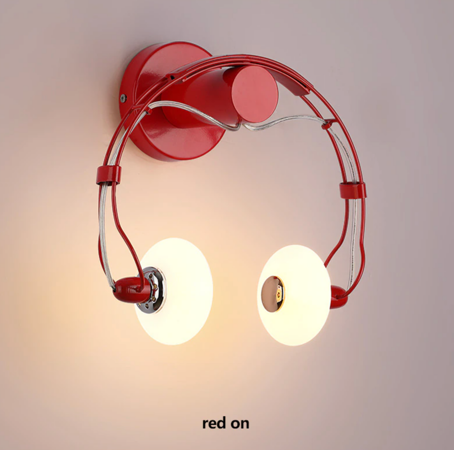 Won Creative Earphone Shape Wall Lamp