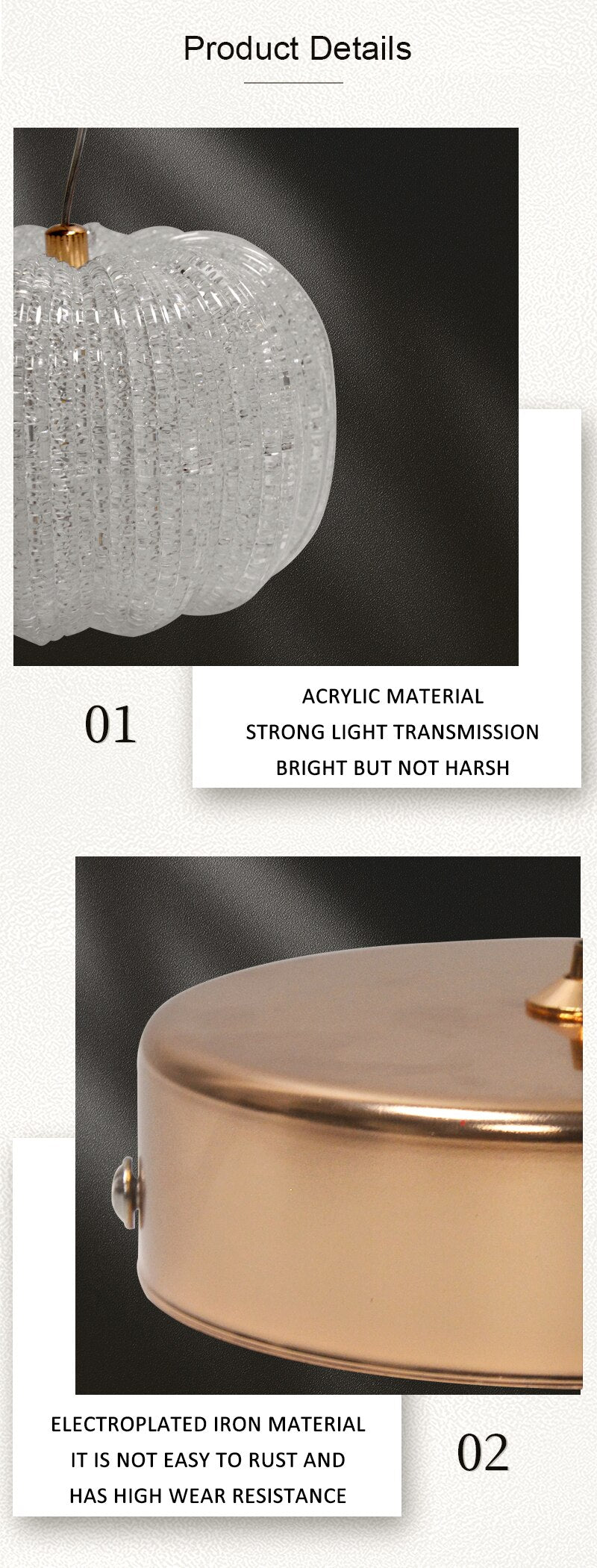 LYF Pumpkin Nordic Pendant Light