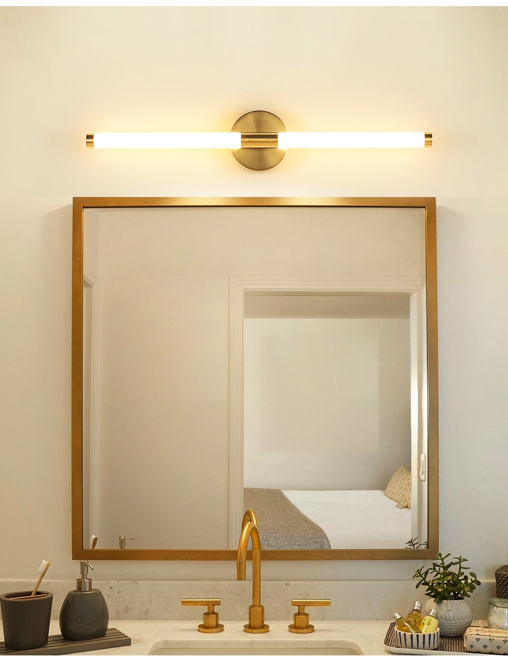 EB Long Wall Sconces Double Lampshade Up Down